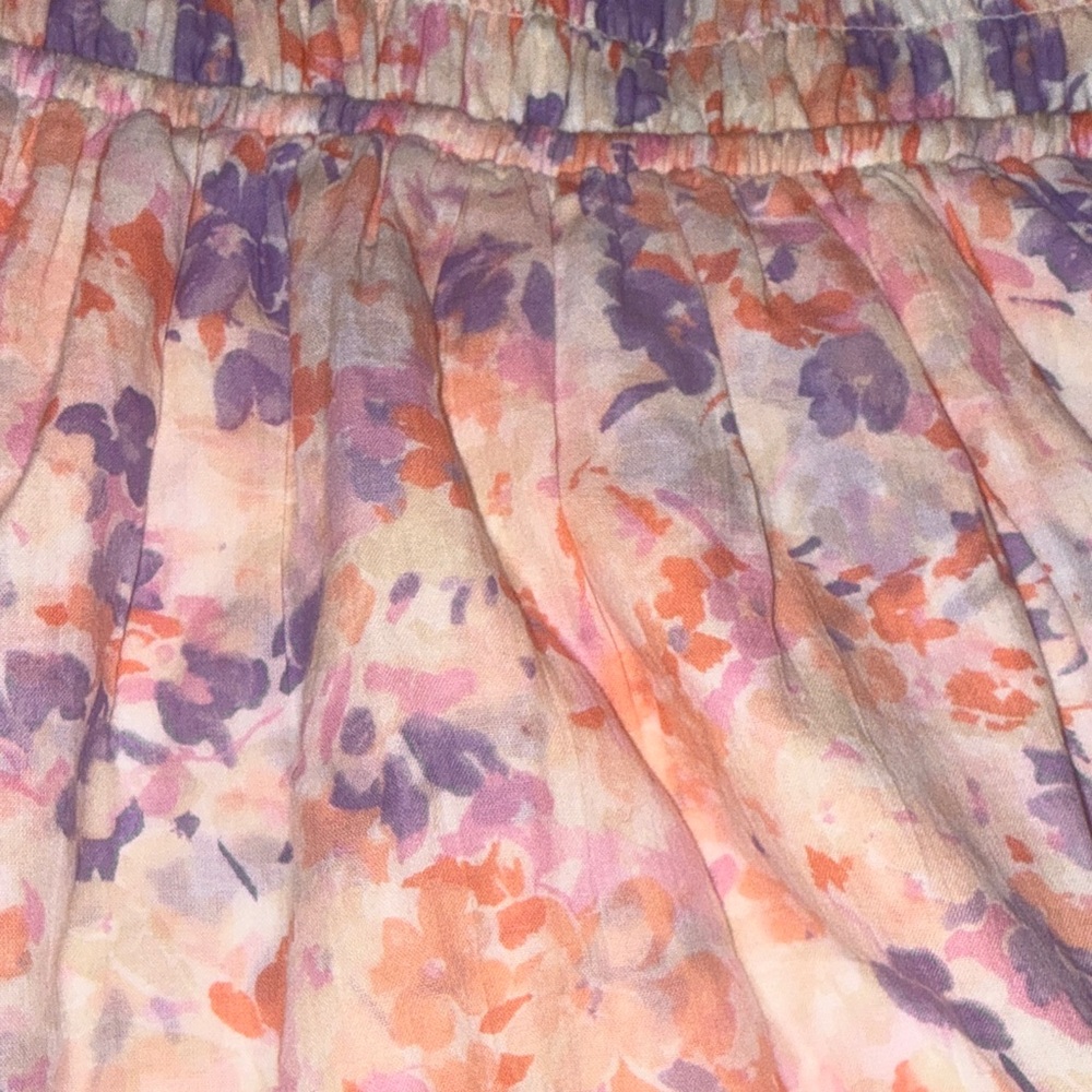 Abercrombie kids Girls Pink & Lavender Short Sleeve floral dress size 14 large - Picture 5 of 8
